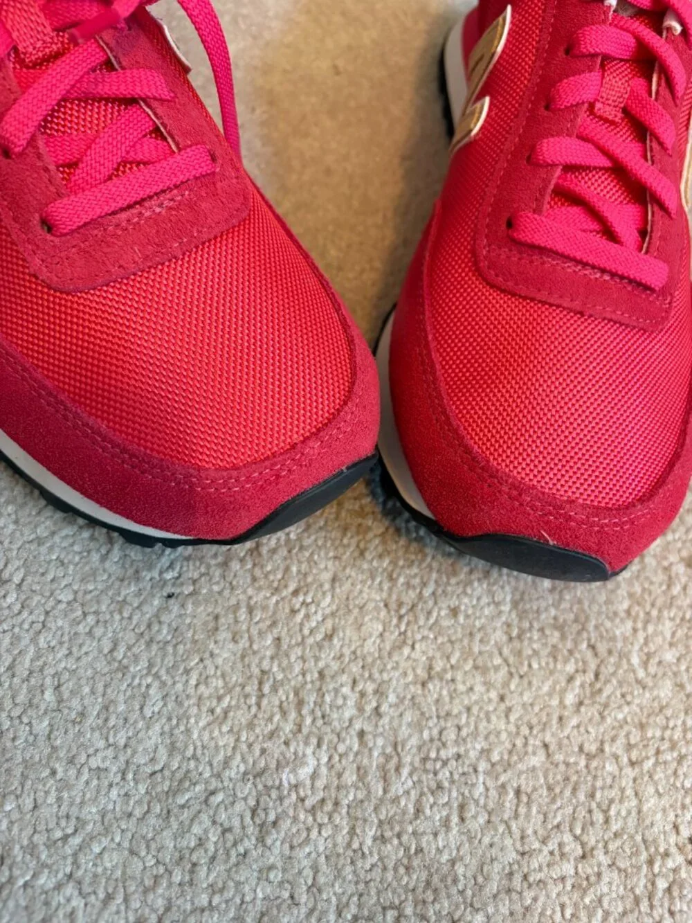 New Balance 501 Women's Running Walking Sneakers Size 12 Pink Tan NWOT